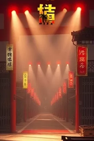 剧集雪落无声处竖版封面，覆雪的旧木门与半掩的窗