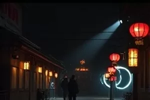 剧集风起盐田封面，盐田水面倒映着傍晚的天空