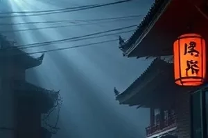 剧集夜航西飞记封面，夜间机舱舷窗外的跑道灯光
